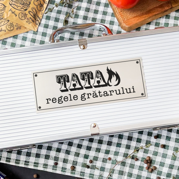 Set grătar XL "TATA - regele grătarului" Set grătar XL "TATA - regele grătarului"