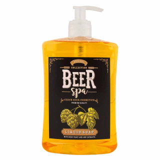 Săpun lichid „BEER SPA” (500ml) cu drojdie de bere și extracte de hamei