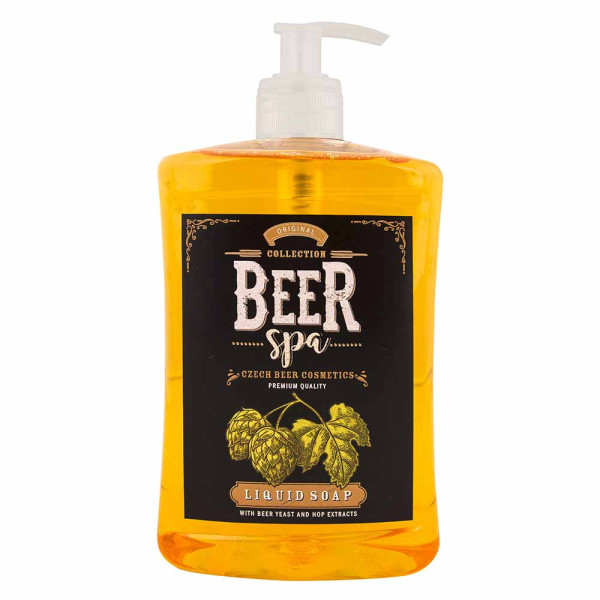 Săpun lichid „BEER SPA” (500ml) cu drojdie de bere și extracte de hamei