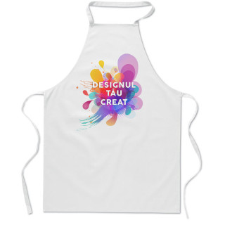 Șorț de bumbac cu designul tău personalizat