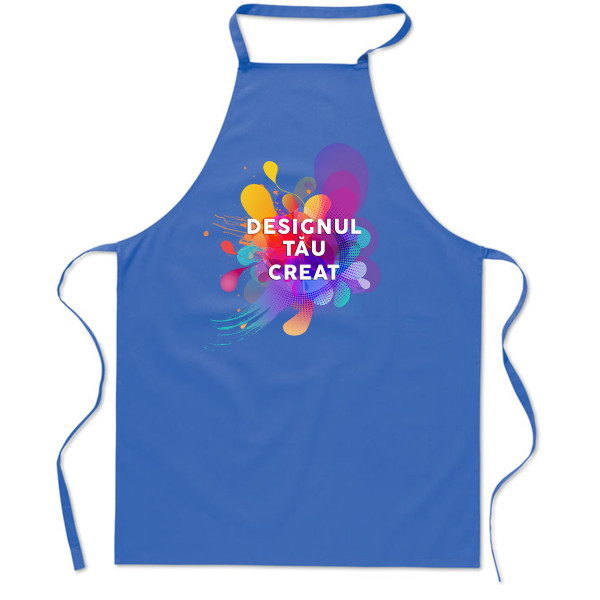 Șorț de bumbac cu designul tău personalizat