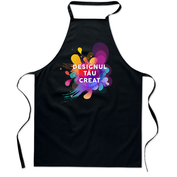 Șorț de bumbac cu designul tău personalizat