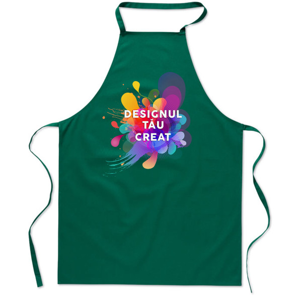 Șorț de bumbac cu designul tău personalizat
