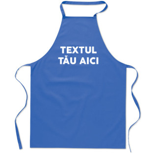 Șorț de bumbac cu textul ales de tine