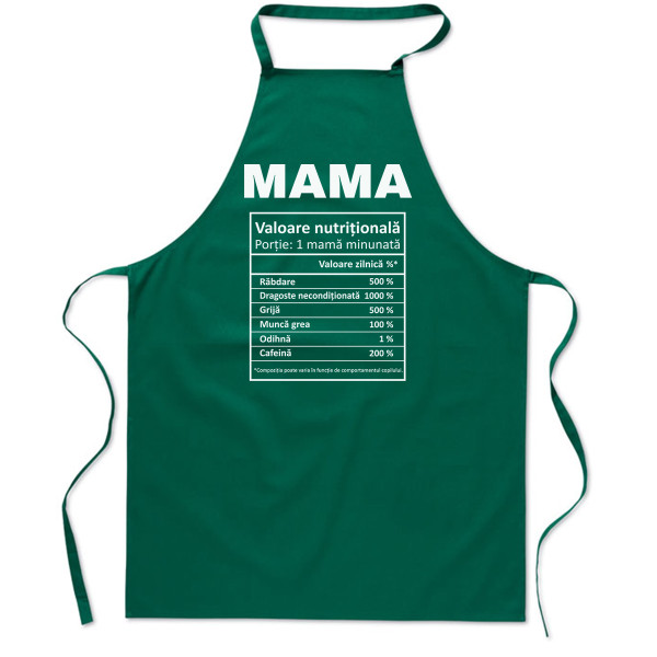 Șorț de bumbac "Ingredientele mamei" Șorț de bumbac "Ingredientele mamei"