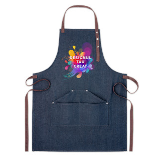 Șorț din denim cu designul tău personalizat