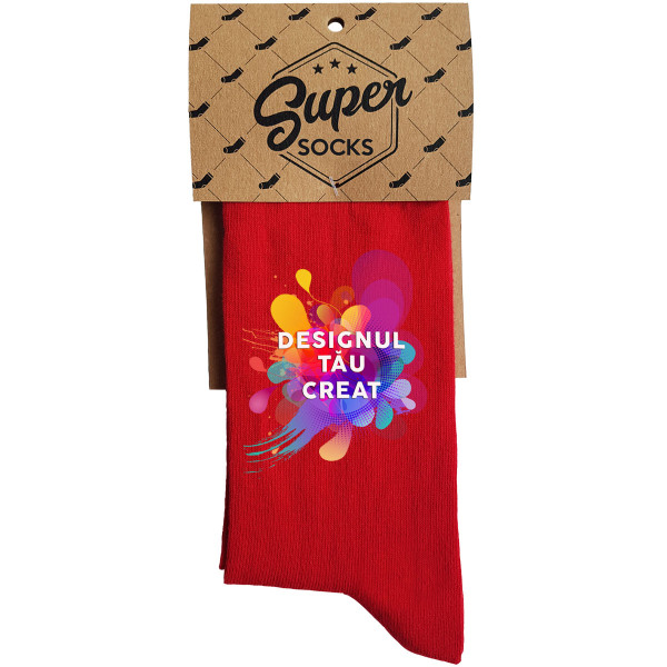 Șosete cu design personalizat Șosete cu design personalizat