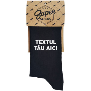 Șosete cu textul ales de tine