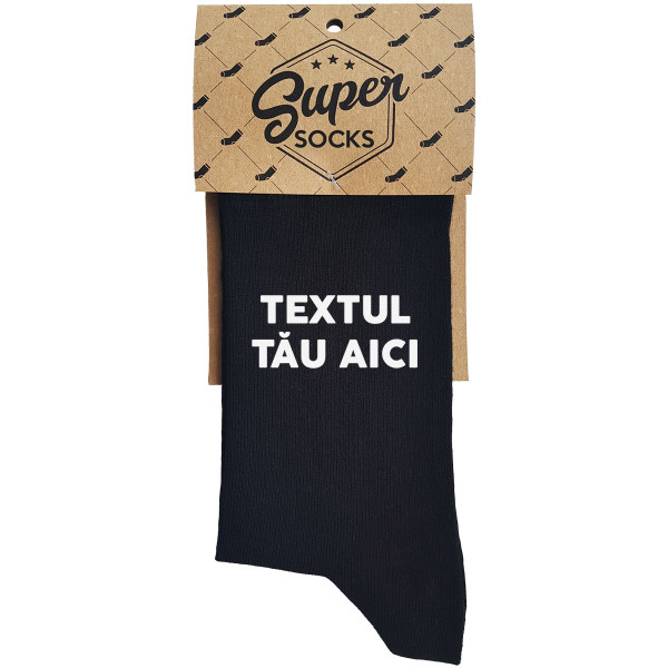 Șosete cu textul ales de tine Șosete cu textul ales de tine