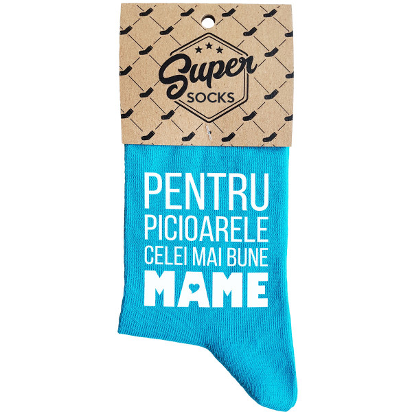 Șosete pentru femei „Pentru picioarele celei mai bune mame“ Șosete pentru femei „Pentru picioarele celei mai bune mame“