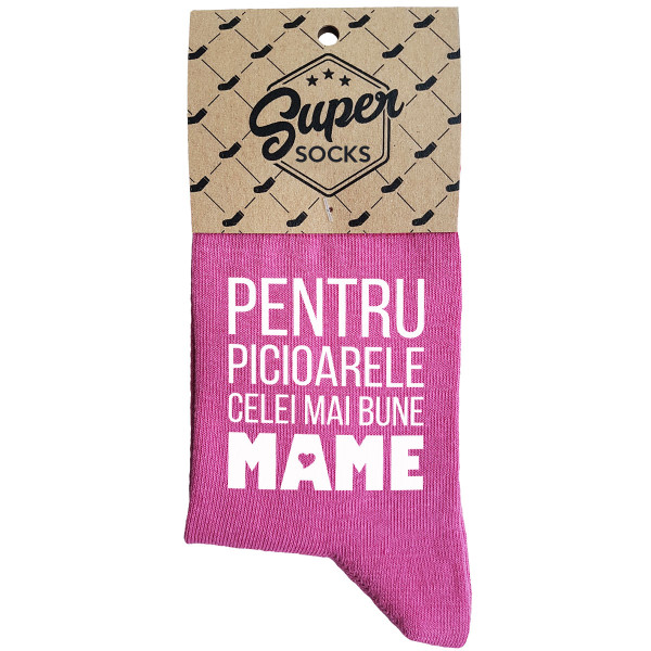 Șosete pentru femei „Pentru picioarele celei mai bune mame“ Șosete pentru femei „Pentru picioarele celei mai bune mame“
