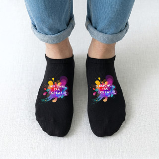 Șosete scurte pentru bărbați cu designul tău personalizat