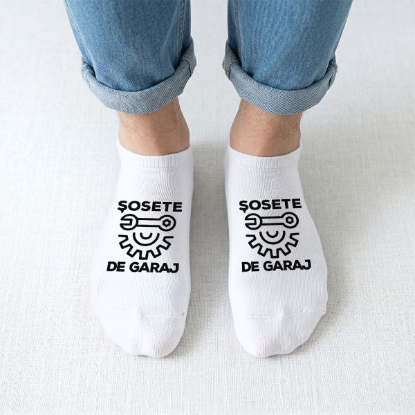 Șosete scurte pentru bărbați "Șosete pentru garaj"