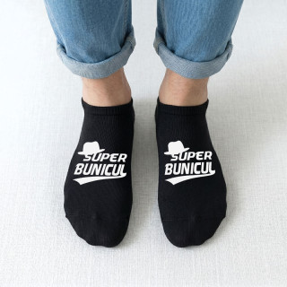 Șosete scurte pentru bărbați "Super Bunicul" Șosete scurte pentru bărbați "Super Bunicul"