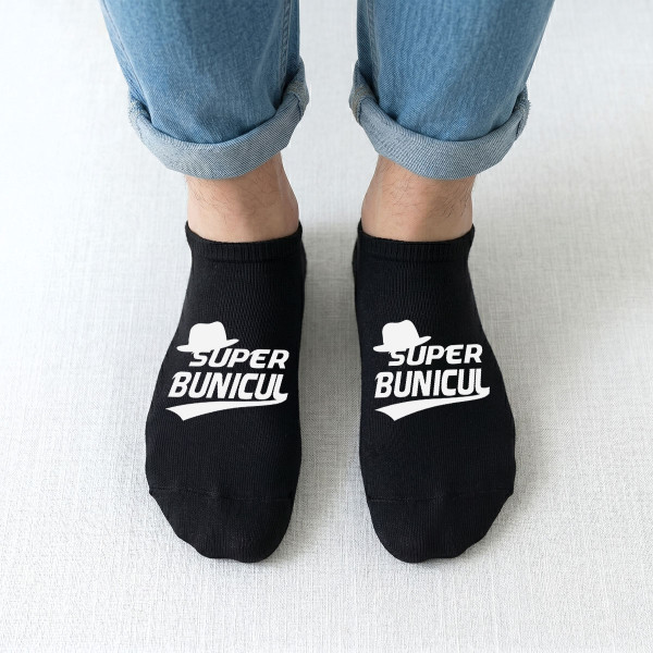Șosete scurte pentru bărbați "Super Bunicul"