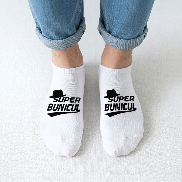 Șosete scurte pentru bărbați "Super Bunicul"