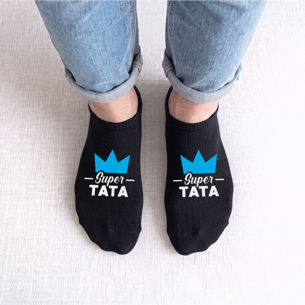 Șosete scurte pentru bărbați "Super Tata"