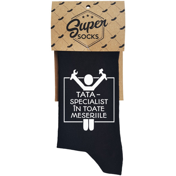 Șosete "Tata - specialist în toate meseriile"