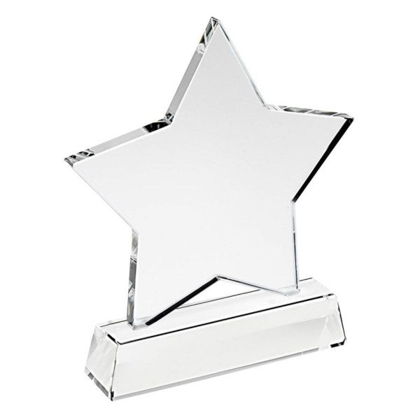 Trofeu din sticlă "Star" fără inscripție