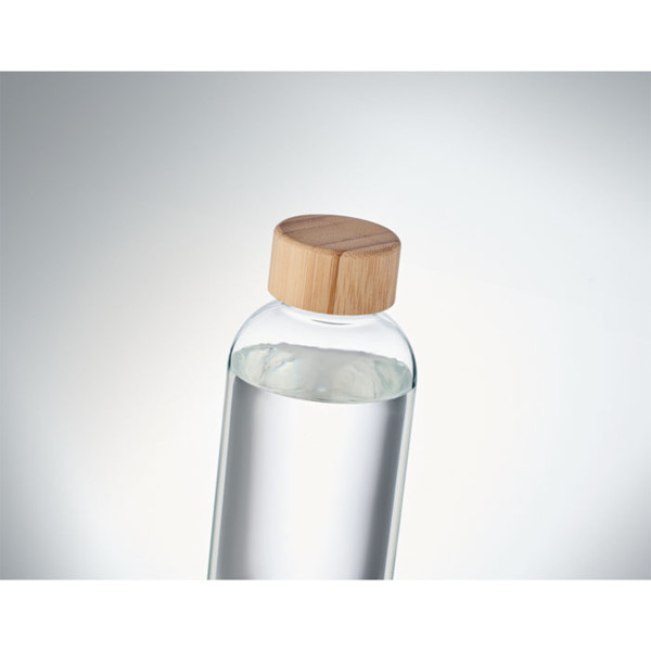 Sticlă de apă din sticlă "FRIS" cu designul tău personalizat (650 ml)