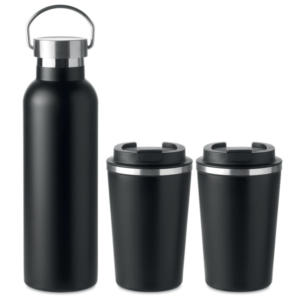 Set cană termică și sticlă de metal „HELSINKI”