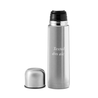 Termos pentru băuturi cu izolație sub vid "CHAN" cu textul tău gravat (500ml)