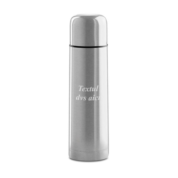 Termos pentru băuturi cu izolație sub vid "CHAN" cu textul tău gravat (500ml)