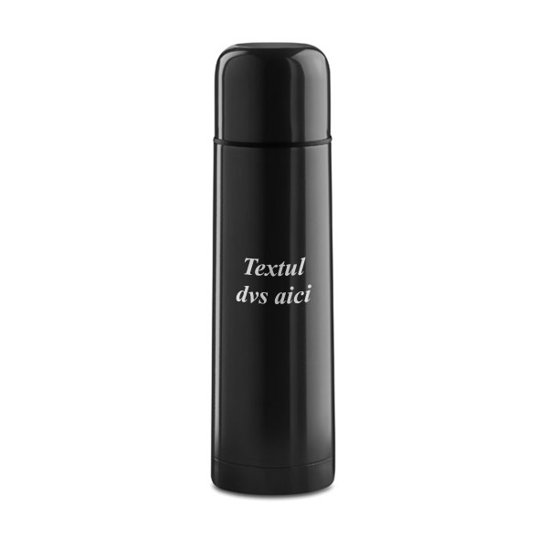 Termos pentru băuturi cu izolație sub vid "CHAN" cu textul tău gravat (500ml)