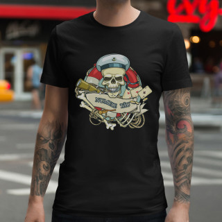 Tricou "Captain Skull" cu numele ales de tine