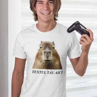 Tricou "Capybara" cu textul ales de tine
