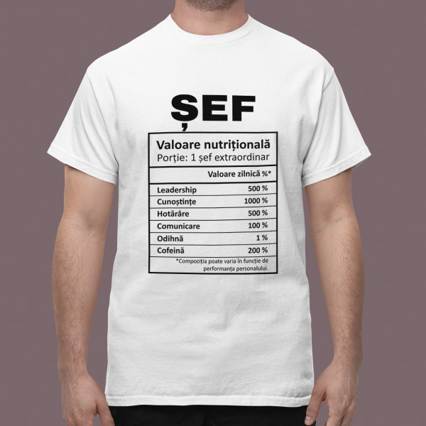 Tricou "Compoziția șefului"