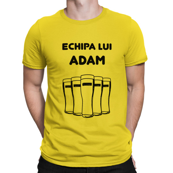 Tricou "Echipa mirelui" cu numele ales de dvs.