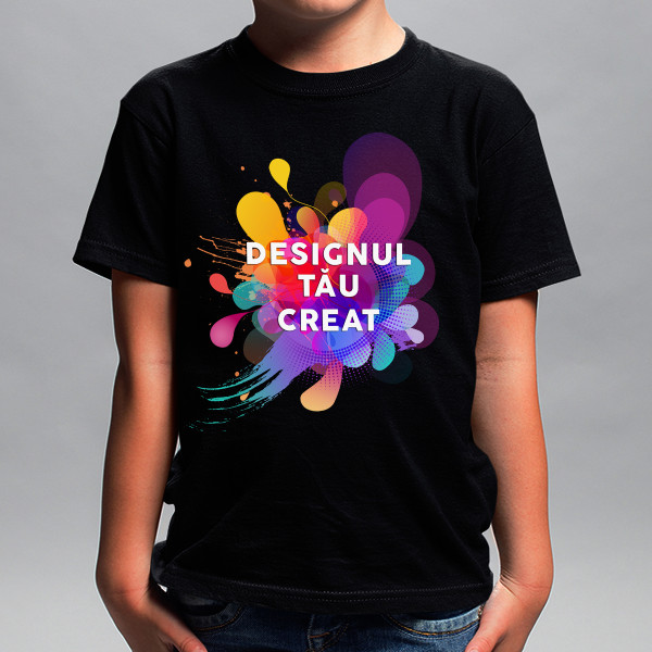 Tricou pentru copii cu designul tău personalizat