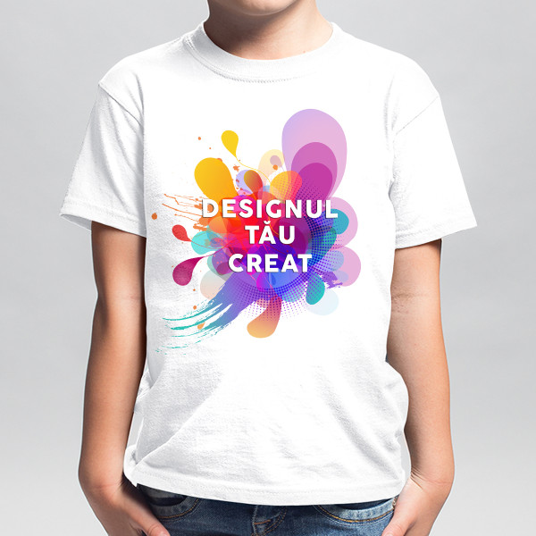 Tricou pentru copii cu designul tău personalizat
