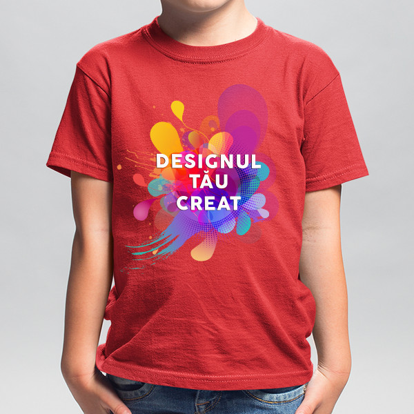 Tricou pentru copii cu designul tău personalizat