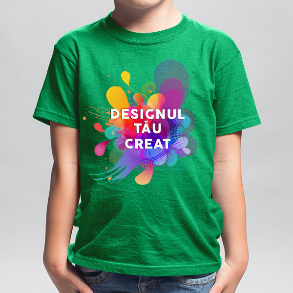 Tricou pentru copii cu designul tău personalizat