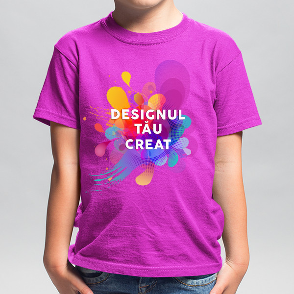 Tricou pentru copii cu designul tău personalizat