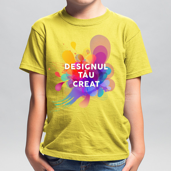 Tricou pentru copii cu designul tău personalizat