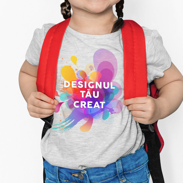 Tricou pentru copii cu designul tău personalizat