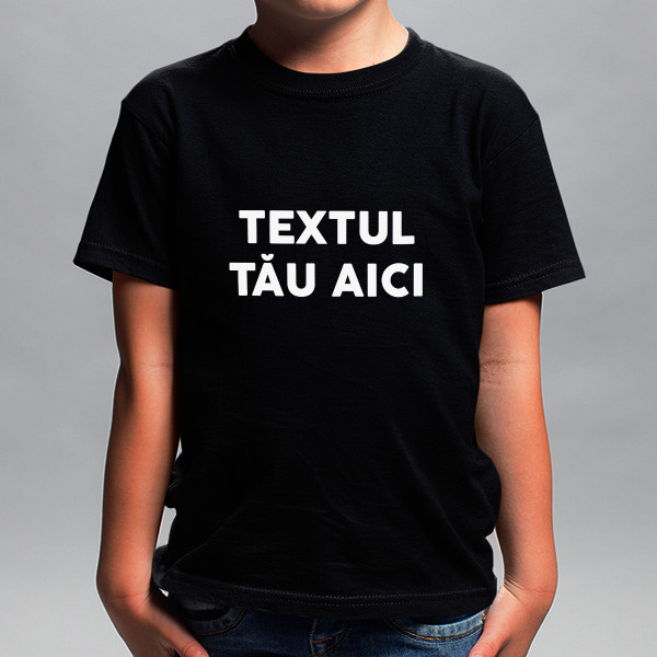 Tricou pentru copii cu propriul tău text