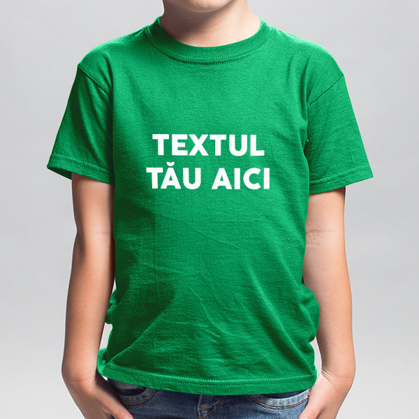 Tricou pentru copii cu propriul tău text