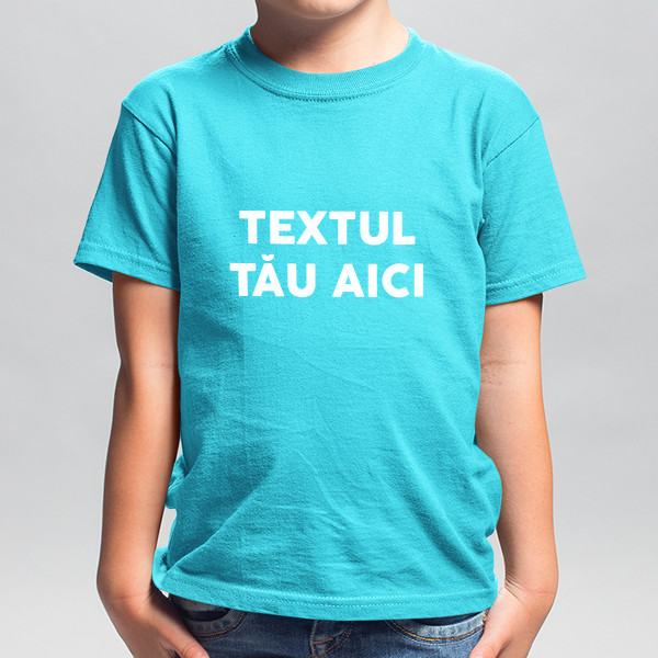 Tricou pentru copii cu propriul tău text