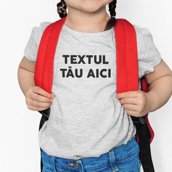 Tricou pentru copii cu propriul tău text