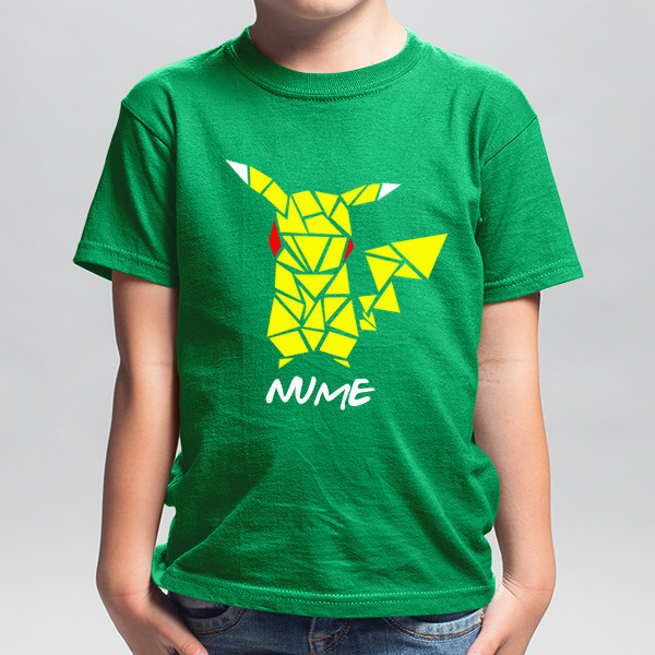 Tricou pentru copii "Pokemon" cu numele ales de tine Tricou pentru copii "Pokemon" cu numele ales de tine