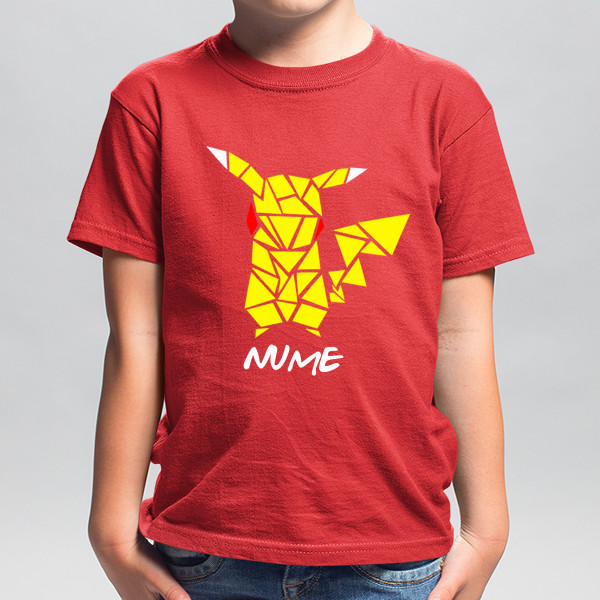 Tricou pentru copii "Pokemon" cu numele ales de tine Tricou pentru copii "Pokemon" cu numele ales de tine
