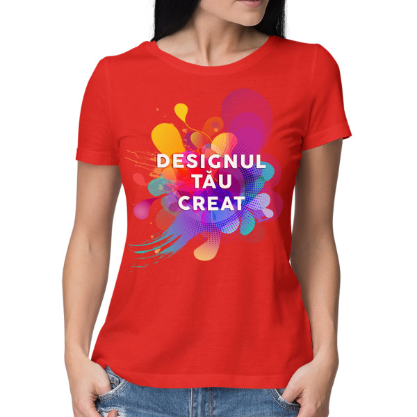 Tricou pentru femei cu designul tău personalizat