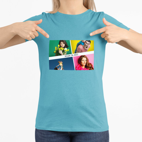 Tricou pentru femei cu fotografia aleasă de tine