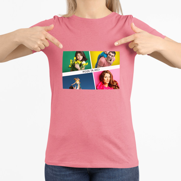 Tricou pentru femei cu fotografia aleasă de tine