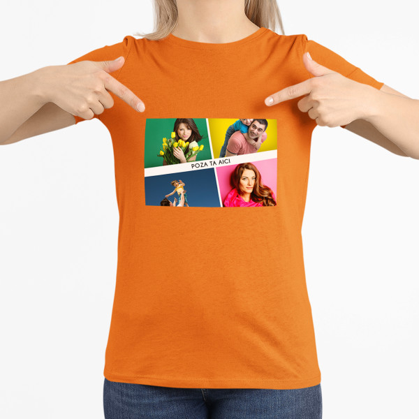 Tricou pentru femei cu fotografia aleasă de tine