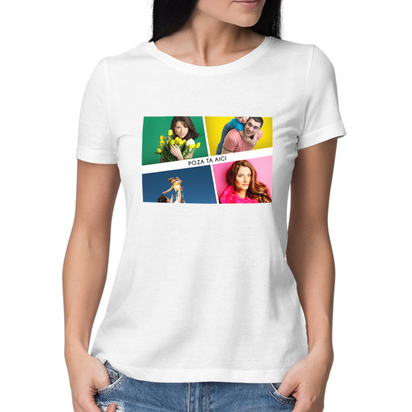 Tricou pentru femei cu fotografia aleasă de tine